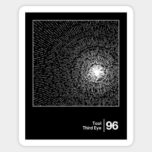 Tool - Third Eye / Minimal Style Graphic Artwork Design Sticker